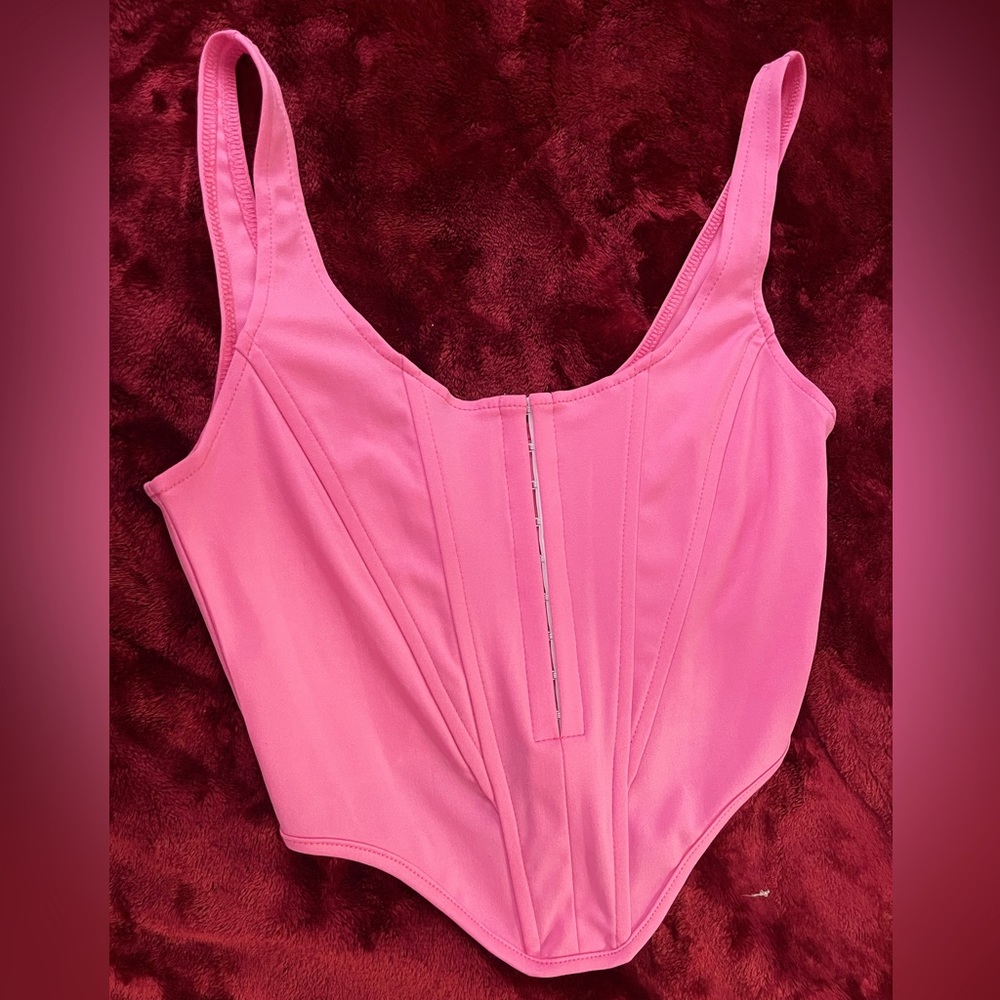 Corset pink top